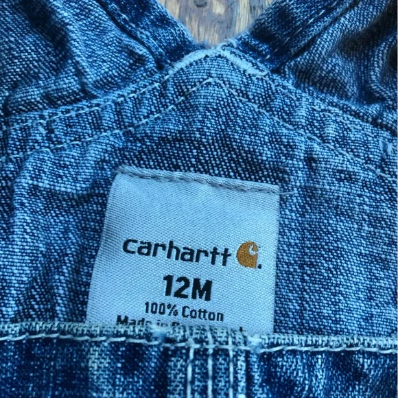 Carhartt Denim Jumper 12 Months - Picture 5 of 5